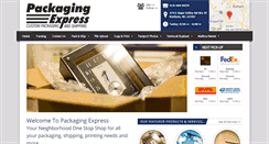 Desktop Screenshot of ncpackagingexpress.com